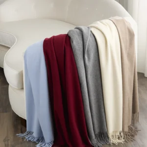 Silk & Cashmere Throw Blanket