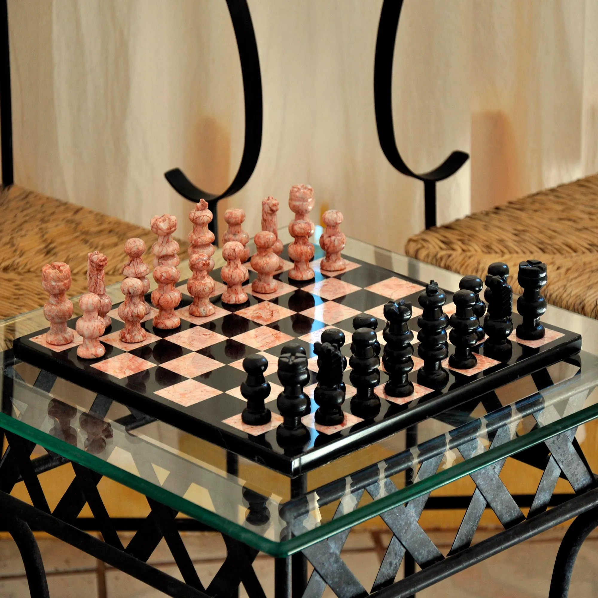 Handcrafted Marble Chess Set